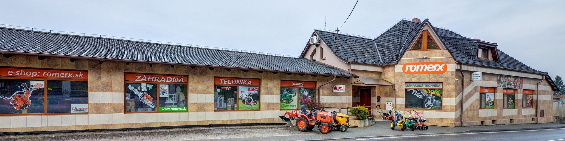 Predaj záhradnej a komunálnej techniky Krušovce