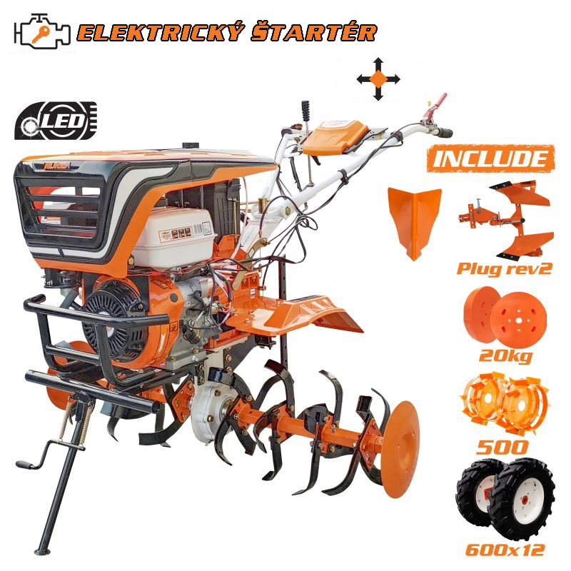 RURIS kultivátor 918ACC s elektrickým štartovaním 1 RURIS kultivátor 918ACC s elektrickým štartovaním